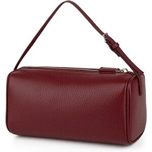 ⚡Women Bordeaux Premium Full Grained Leather Crossbody Adjustable Strap Bag